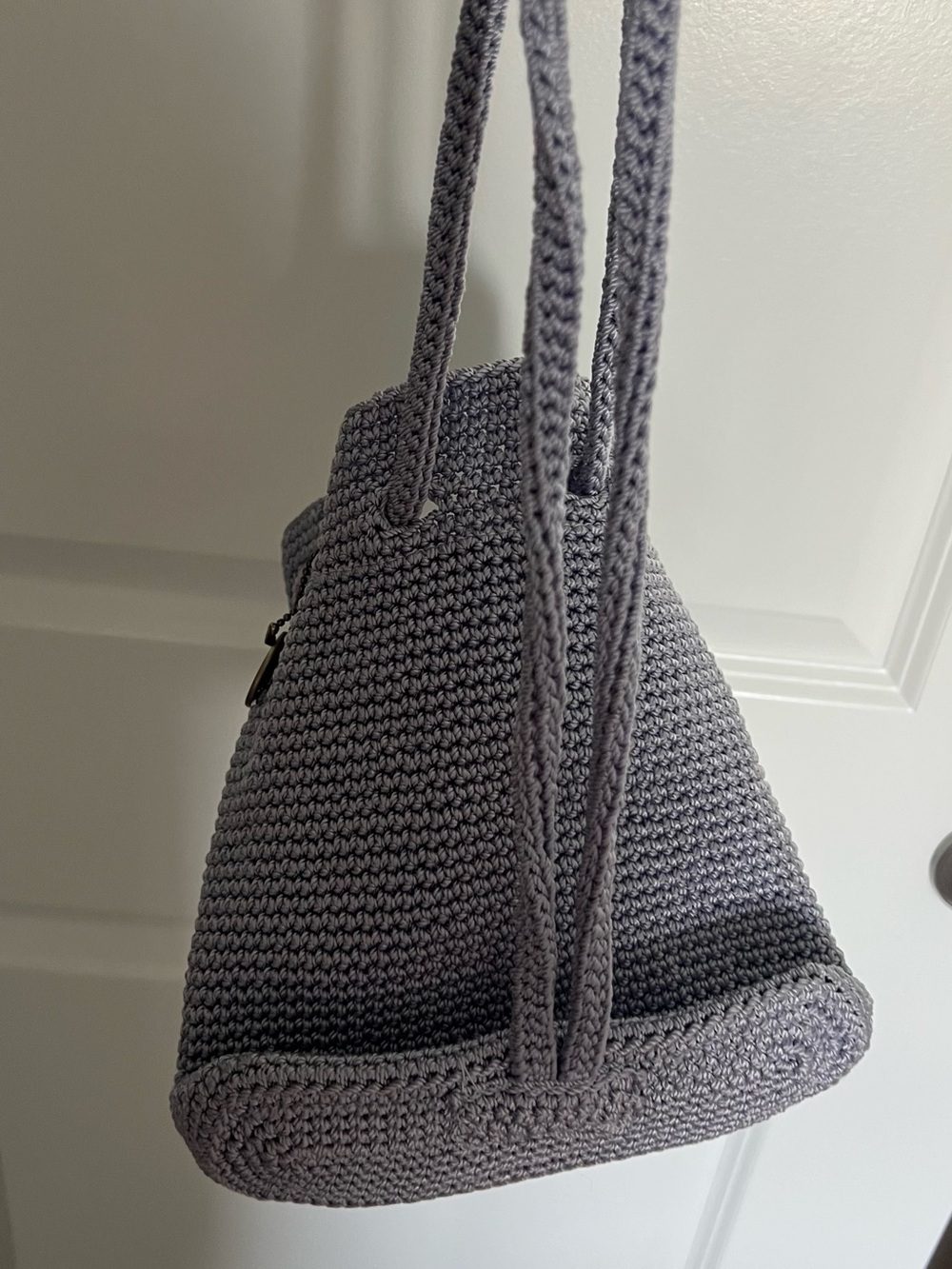The Sak Lavender Knit Drawstring Mini Shoulder Bag - Picture 3 of 3